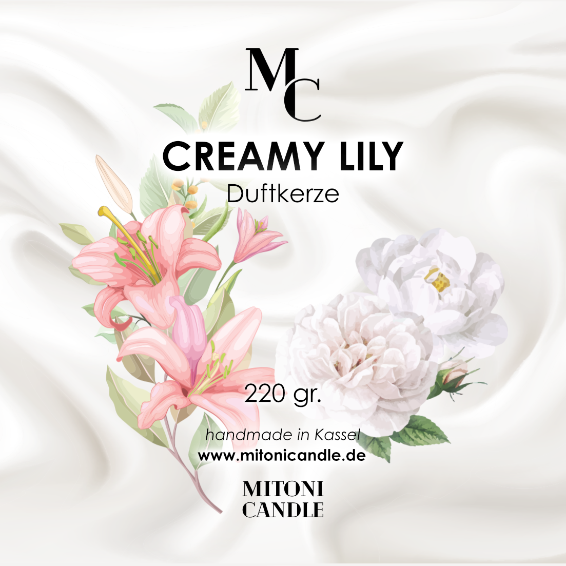 CREAMY LILY | Duftkerze